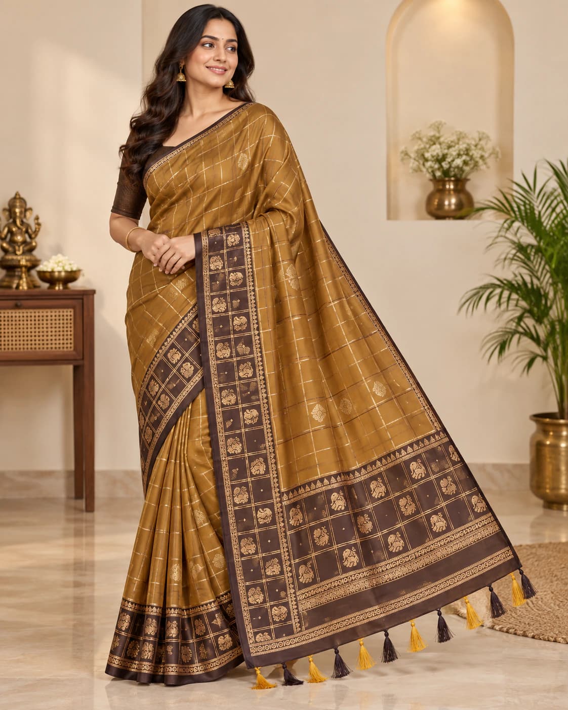Soft Silk Saree with Blouse