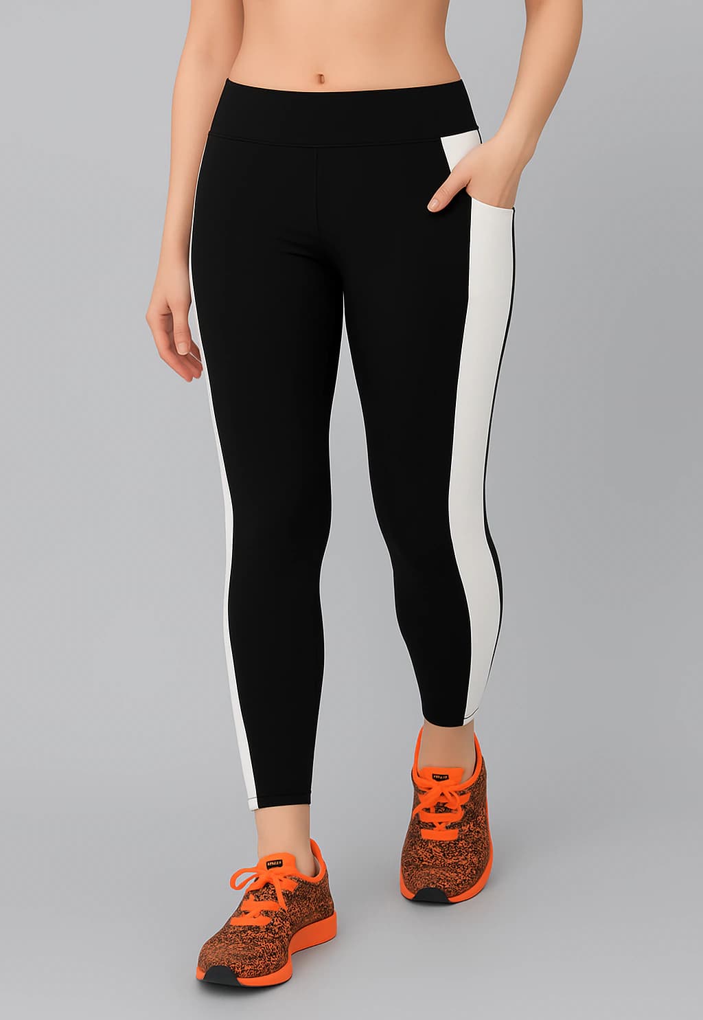 Women Polyester Tights for Gym, Yoga, Workout & Running