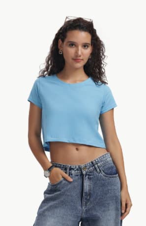 Cotton Crop Top Women