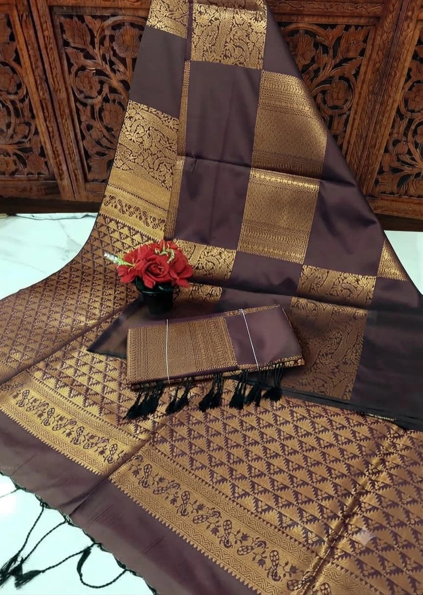 Soft Silk Saree with Blouse