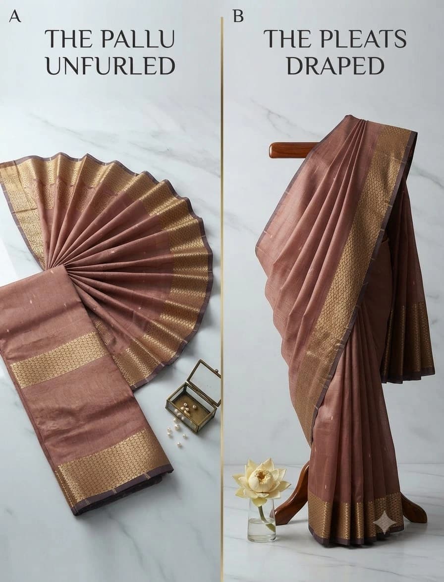 Tissue Saree with Blouse